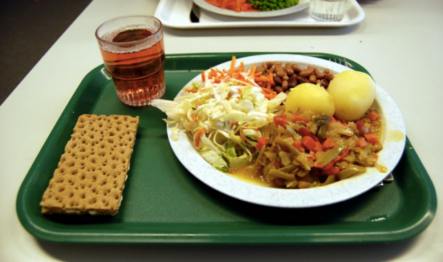 A school lunch